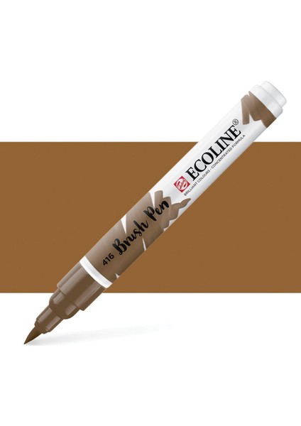 Ecoline Fırça Uçlu Sulu Boya Kalemi Sepia