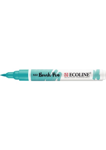 Ecoline Fırça Uçlu Sulu Boya Kalemi Turquoise Blue