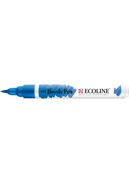 Ecoline Fırça Uçlu Sulu Boya Kalemi Ultramarine Light