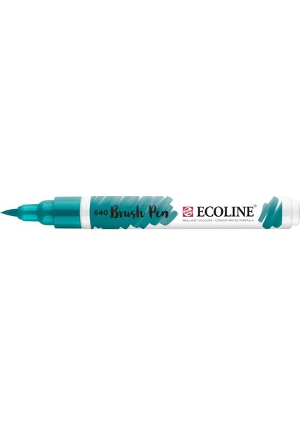 Ecoline Fırça Uçlu Sulu Boya Kalemi Bluish Green