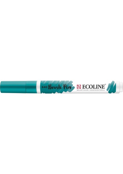 Ecoline Fırça Uçlu Sulu Boya Kalemi Bluish Green fırsatları