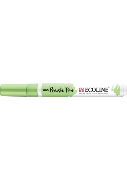 Ecoline Fırça Uçlu Sulu Boya Kalemi Pastel Green