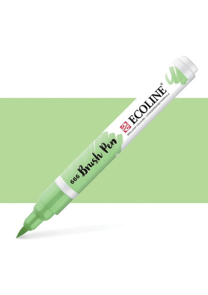 Ecoline Fırça Uçlu Sulu Boya Kalemi Pastel Green