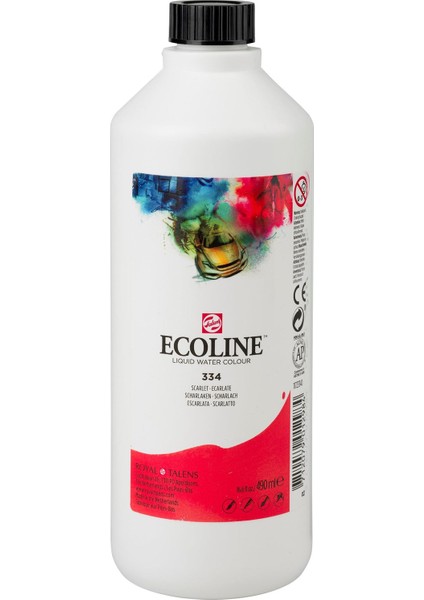 Ecoline Sıvı Sulu Boya 490 ml Scarlet