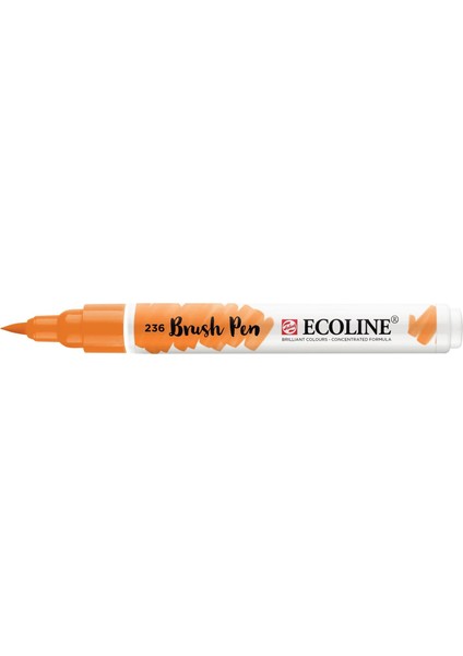 Ecoline Fırça Uçlu Sulu Boya Kalemi Light Orange