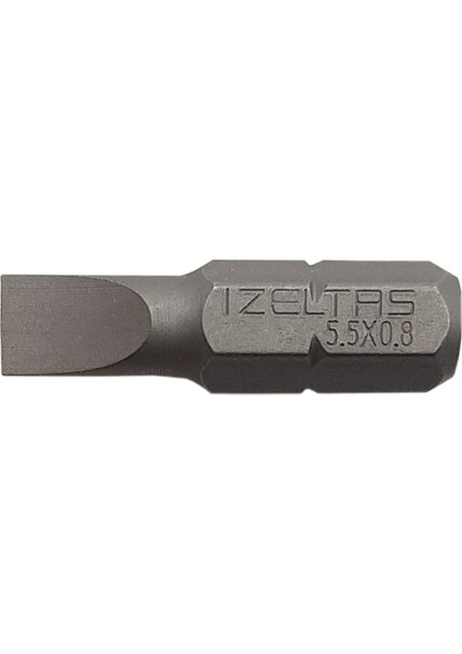 Izeltaş - 4810200855 - 0.8 x 5.5 Düz Bits Uç 25 mm