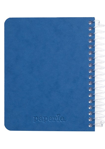 A6 Çizgili Defter A6 Ruled Notebook Saxe Blue