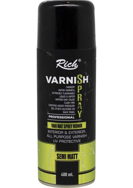 Yarı Mat Sprey Vernik 400ML.	