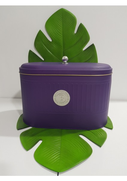 19 x 34 x 25 cm Metal Ekmeklik