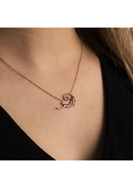 Tembel Kedi Rose Gümüş Kolye fiyatları