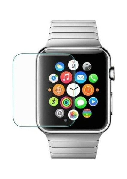 Apple Watch Uyumlu 3 42 mm Esnek Nano Ekran Koruyucu 2 Adet