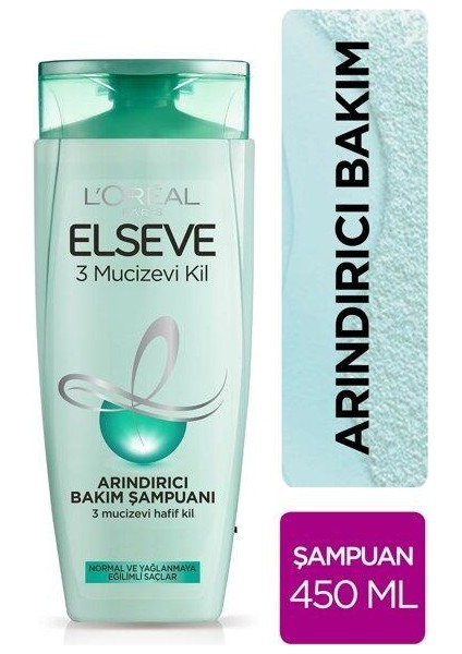 3 Mucizevi Kil Ağırlaştırmayan Bakım Şampuanı 450 ml Seti fiyatları