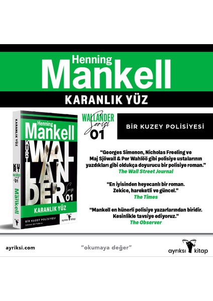 Karanlık Yüz - Henning Mankell