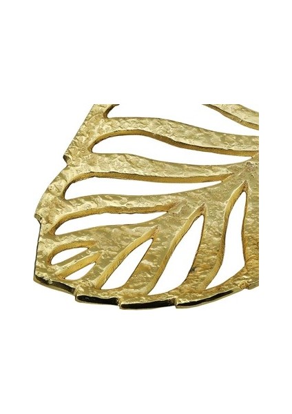 Metal Gold Yaprak Model Dekoratif Obje 32X5 cm AK.HY0036 modelleri