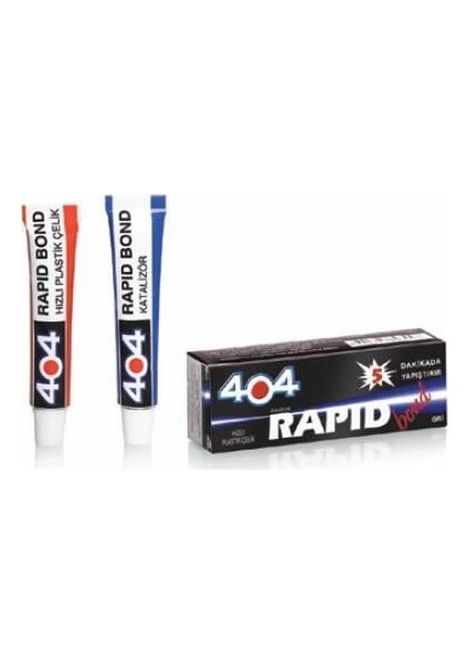 Hızlı Plastik Çelik Yapıştırıcı Rapid Bond 16G 10 Dkda Yapıştır