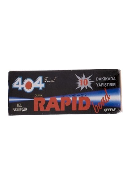 Hızlı Plastik Çelik Yapıştırıcı Rapid Bond 16G 10 Dkda Yapıştır