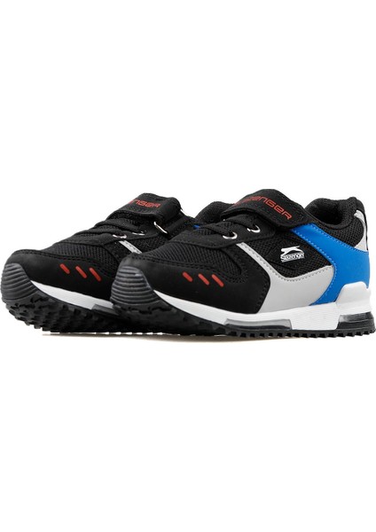 EDMOND KTN Erkek Çocuk Sneaker Koşu & Yürüyüş Ayakkabısı Siyah