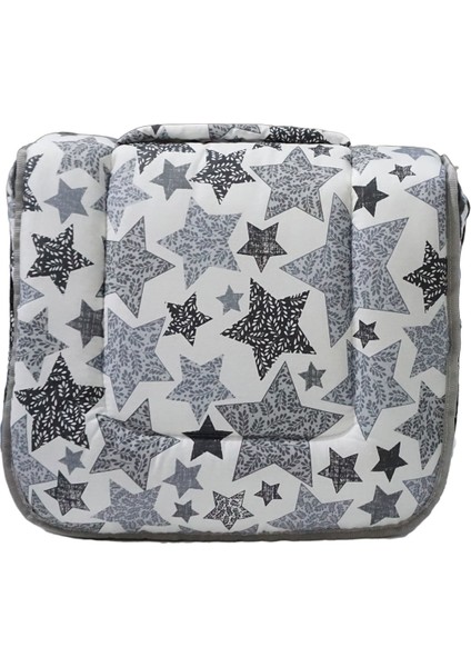 Portatif Bebek Yatağı ve Alt Açma Çantası Grey Stars