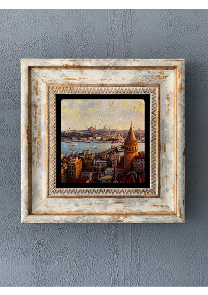 Decor Çerçeveli Taş Duvar Dekoru 20 x 20 cm CDD1-40-028
