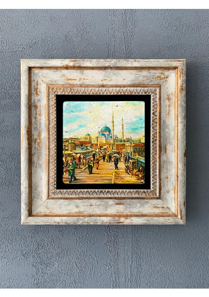 Decor Çerçeveli Taş Duvar Dekoru 20 x 20 cm CDD1-40-016