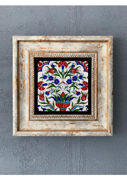 Decor Çerçeveli Taş Duvar Dekoru 20 x 20 cm CDD1-40-201