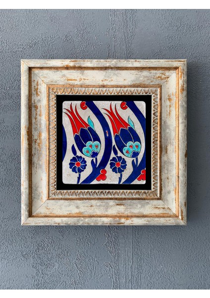 Decor Çerçeveli Taş Duvar Dekoru 20 x 20 cm CDD1-40-215