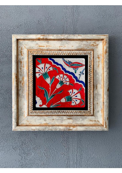 Decor Çerçeveli Taş Duvar Dekoru 20 x 20 cm CDD1-40-256