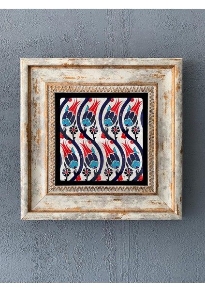 Decor Çerçeveli Taş Duvar Dekoru 20 x 20 cm CDD1-40-188