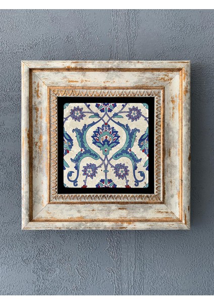 Decor Çerçeveli Taş Duvar Dekoru 20 x 20 cm CDD1-40-191