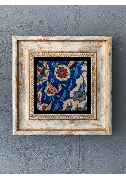 Decor Çerçeveli Taş Duvar Dekoru 20 x 20 cm CDD1-40-237
