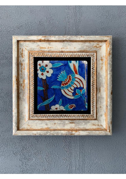 Decor Çerçeveli Taş Duvar Dekoru 20 x 20 cm CDD1-40-247