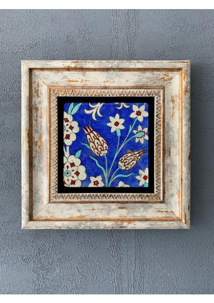 Decor Çerçeveli Taş Duvar Dekoru 20 x 20 cm CDD1-40-253