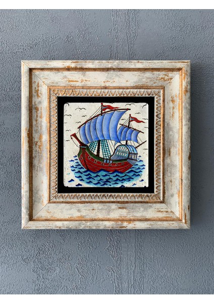 Decor Çerçeveli Taş Duvar Dekoru 20 x 20 cm CDD1-40-261