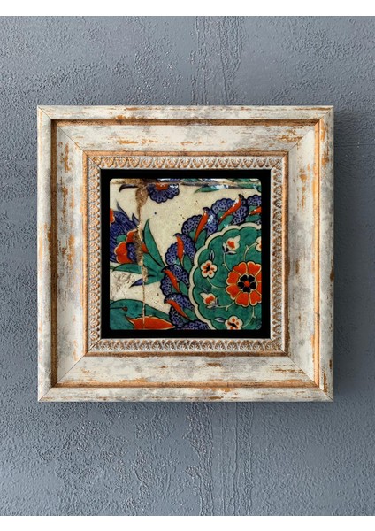 Decor Çerçeveli Taş Duvar Dekoru 20 x 20 cm CDD1-40-244