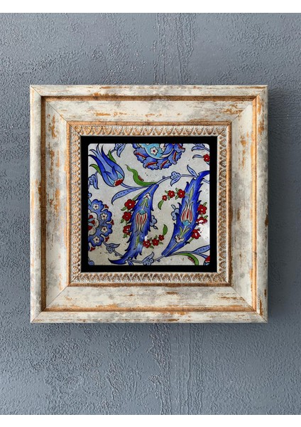Decor Çerçeveli Taş Duvar Dekoru 20 x 20 cm CDD1-40-248