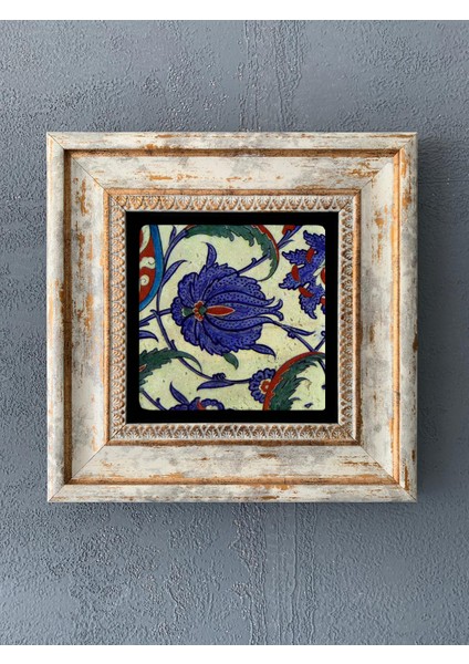 Decor Çerçeveli Taş Duvar Dekoru 20 x 20 cm CDD1-40-249