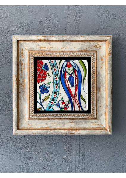 Decor Çerçeveli Taş Duvar Dekoru 20 x 20 cm CDD1-40-270