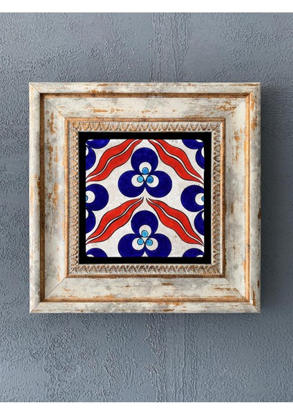 Decor Çerçeveli Taş Duvar Dekoru 20 x 20 cm CDD1-40-282