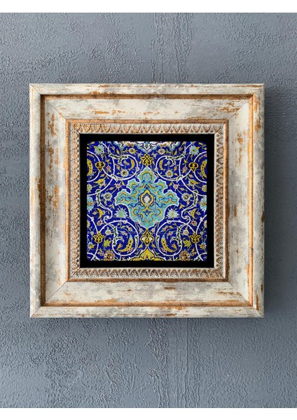 Decor Çerçeveli Taş Duvar Dekoru 20 x 20 cm CDD1-40-286