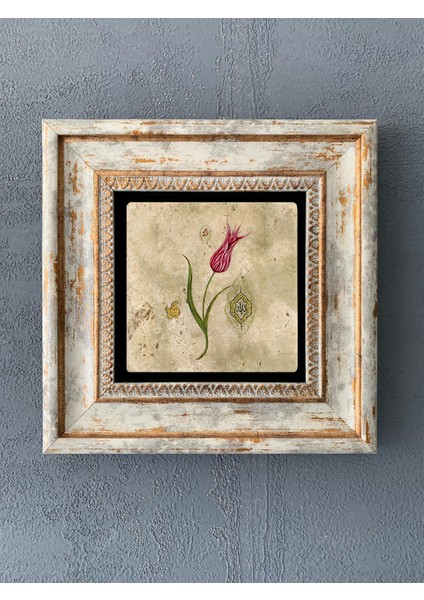 Decor Çerçeveli Taş Duvar Dekoru 20 x 20 cm CDD1-40-496