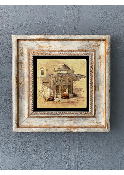 Decor Çerçeveli Taş Duvar Dekoru 20 x 20 cm CDD1-40-530