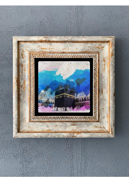 Decor Çerçeveli Taş Duvar Dekoru 20 x 20 cm CDD1-40-534