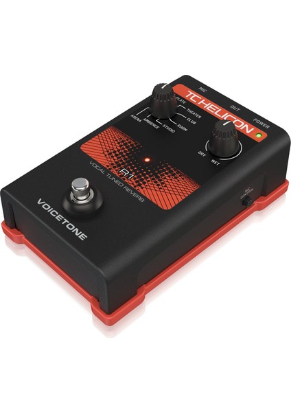 Tc Helicon Voicetone Single R1 Vokal Için Stüdyo Kalitesinde Reverb Pedalı