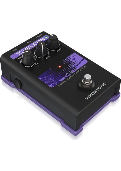 Tc Helicon Voicetone Single X1 Vokal Megafon/distortion Effect Pedalı