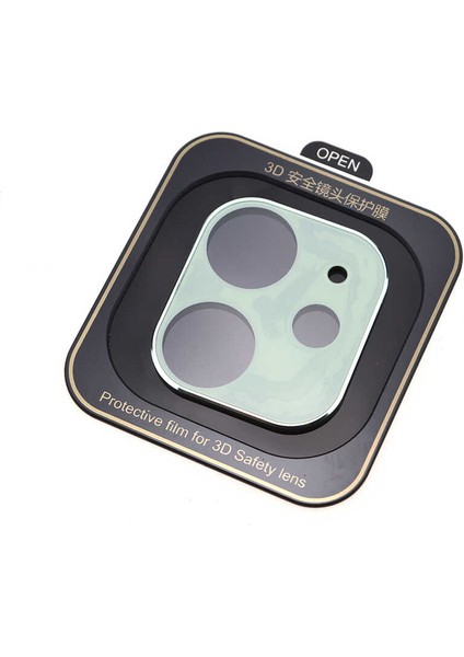 noktaks - Apple iPhone 12 - Kamera Koruyucu - Yeşil