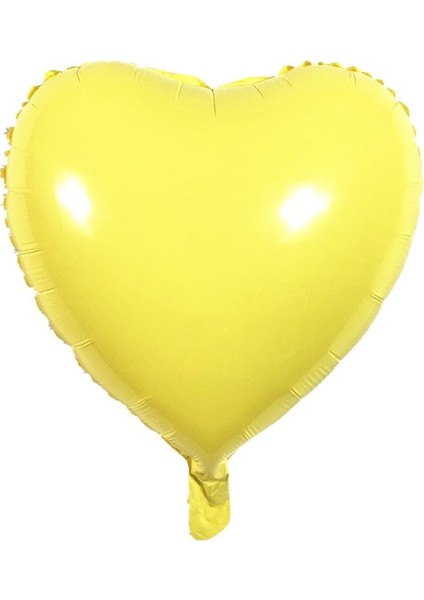 Folyo Balon Kalp 18'' Sarı Mat D.ü 6tl fiyatları