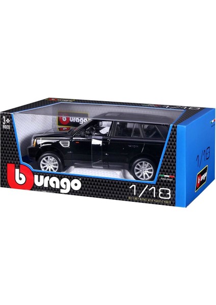 Range Rover Sport Siyah 1:18 Model Araba