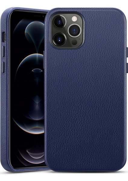 Apple iPhone 12 Pro Max Kılıf Metro Premium Mavi