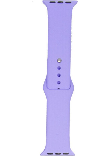 Apple Watch Uyumlu 38MM Silikon Kordon 38 mm Kayış Seri 1-2-3 Lila