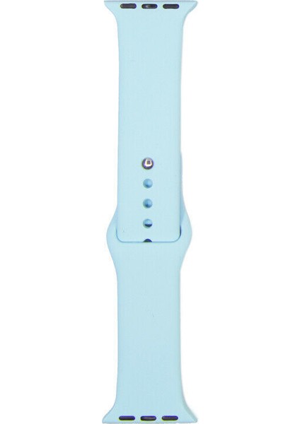 Apple Watch Uyumlu 38MM Silikon Kordon 38 mm Kayış Seri 1-2-3 Turkuaz